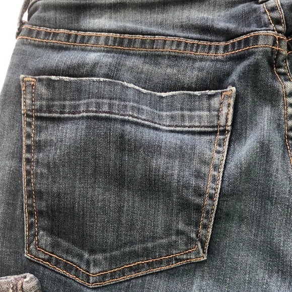 CoH blue jeans Dani cropped straight leg with cuff and light whiskering - Picture 10 of 12